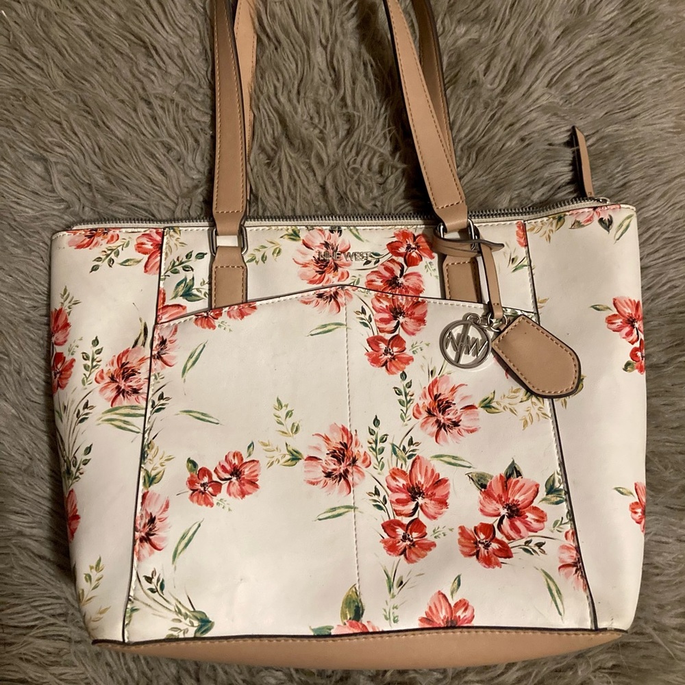 Floral Nine West purse.
